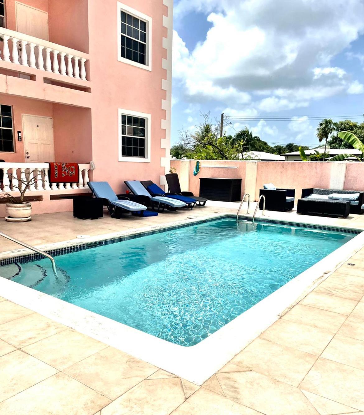 Seashades 2Br 1 Full And 1 Half Bathrooms Condo With Pool Close To Beach Sleeps 4 Christ Church Exterior photo